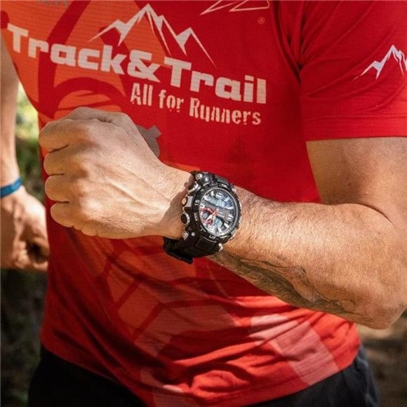 Sport Men's Analog-Digital Chronograph Resin Strap Watch - Picture 5 of 6